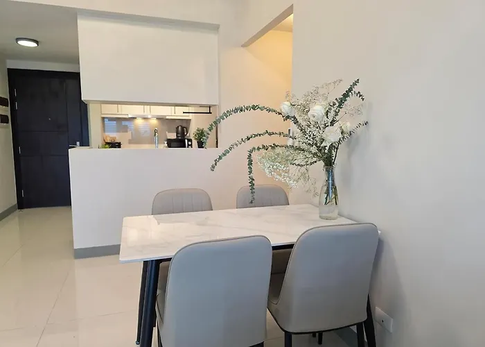 Apartment Bgc Uptown Parksuites Luxury Two Bedroom Zen Inspired Unit Steps To Mitsukoshi Grand Hyatt And St Lukes Manila