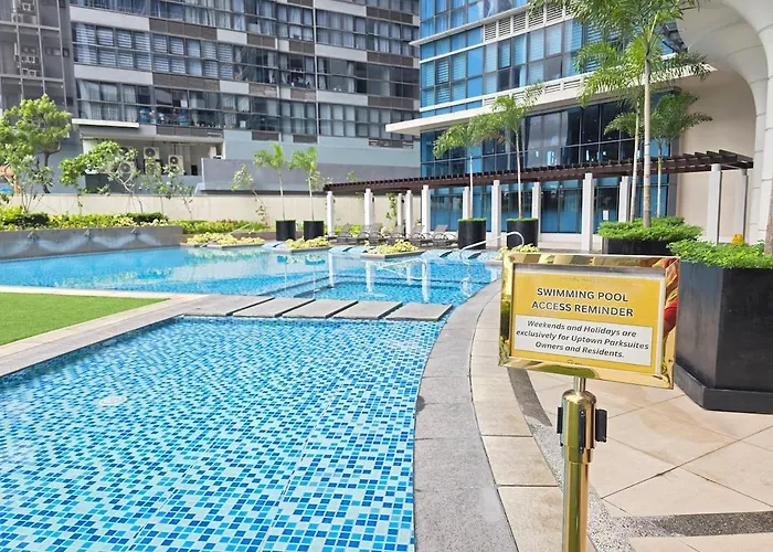 Bgc Uptown Parksuites Luxury Two Bedroom Zen Inspired Unit Steps To Mitsukoshi Grand Hyatt And St Lukes Apartment